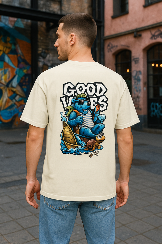 Oversized Printed Tee