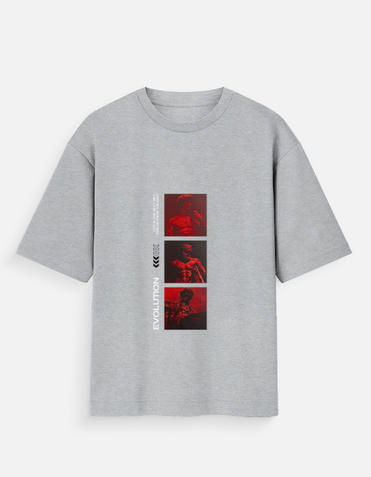 EVOLUTION Graphic Tee – Grey Edition